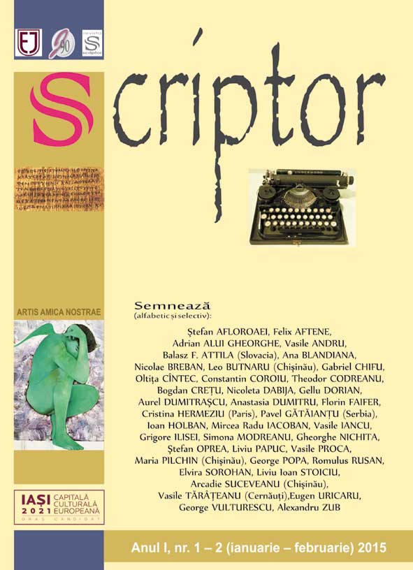 Scriptor Anul I, nr. 1-2 (ianuarie-februarie) 2015